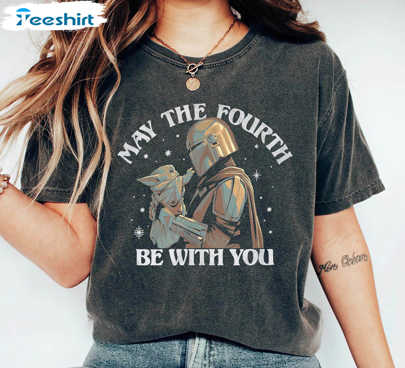 May The 4th Be With You Shirt , Star Wars Funny Unisex T-shirt Long Sleeve