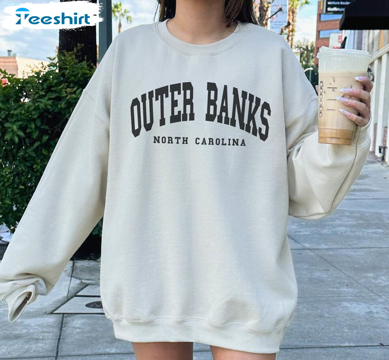 Outer Banks Sweatshirt, Trendy Varsity Crewneck Unisex Hoodie