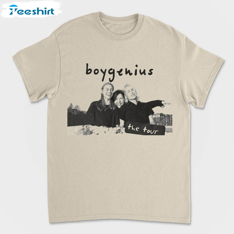 Boygenius Trending Shirt, Boygenius Band Tour Crewneck Unisex T-shirt