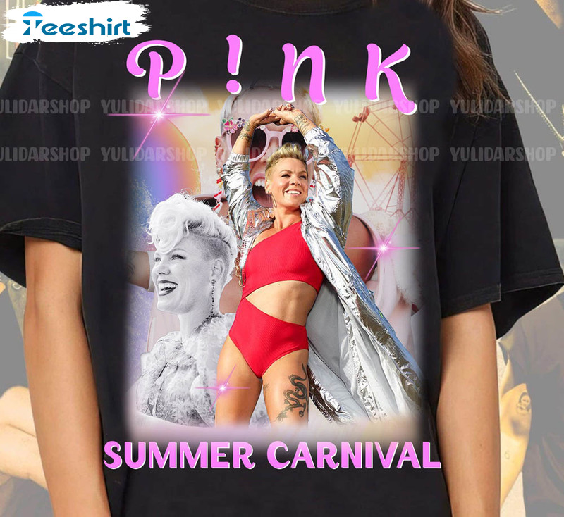 Vintage P!Nk Summer Carnival Tour 2023 Shirt Music T-Shirt Unisex