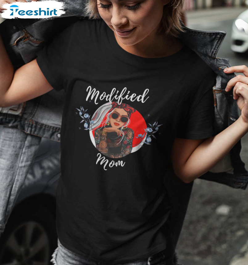 Modified Mom Trendy Shirt, Hipster Retro Tee Tops Unisex T-shirt