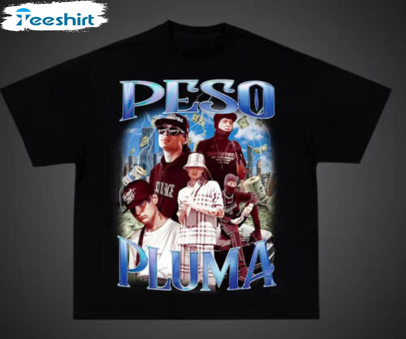 Peso Pluma Shirt, America Tour 2023 Unisex Hoodie Crewneck