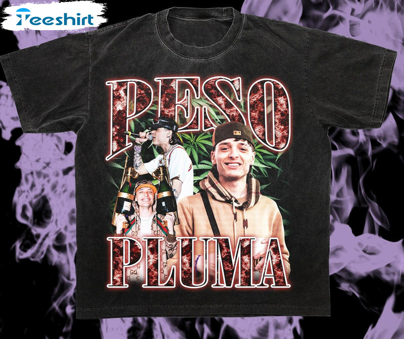 Peso Pluma Shirt, Trendy Music Unisex T-shirt Short Sleeve