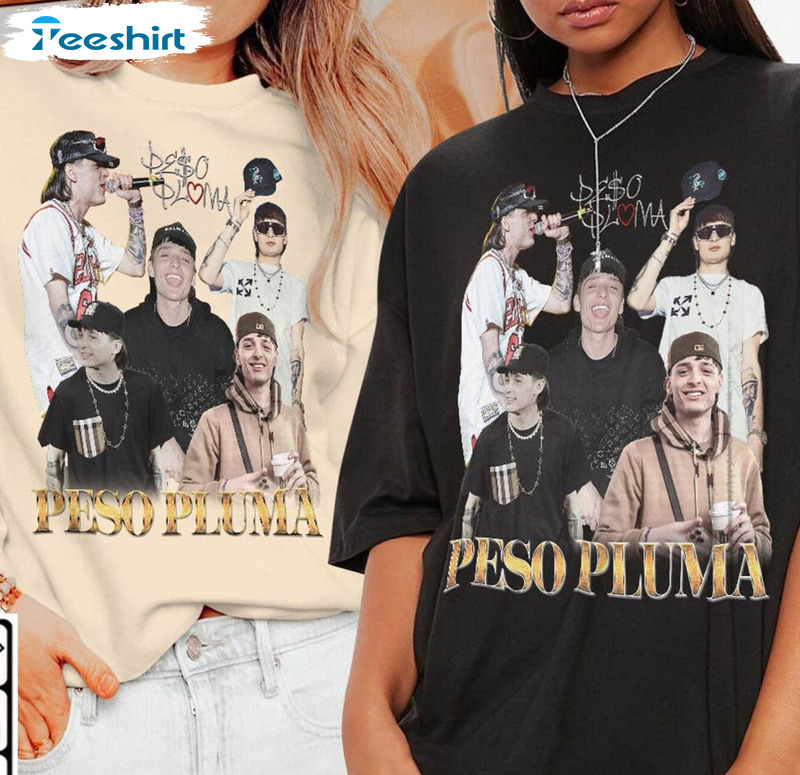 Peso Pluma Music Trendy Shirt, Peso Pluma Mexico Tour 2023 Crewneck Unisex T-shirt