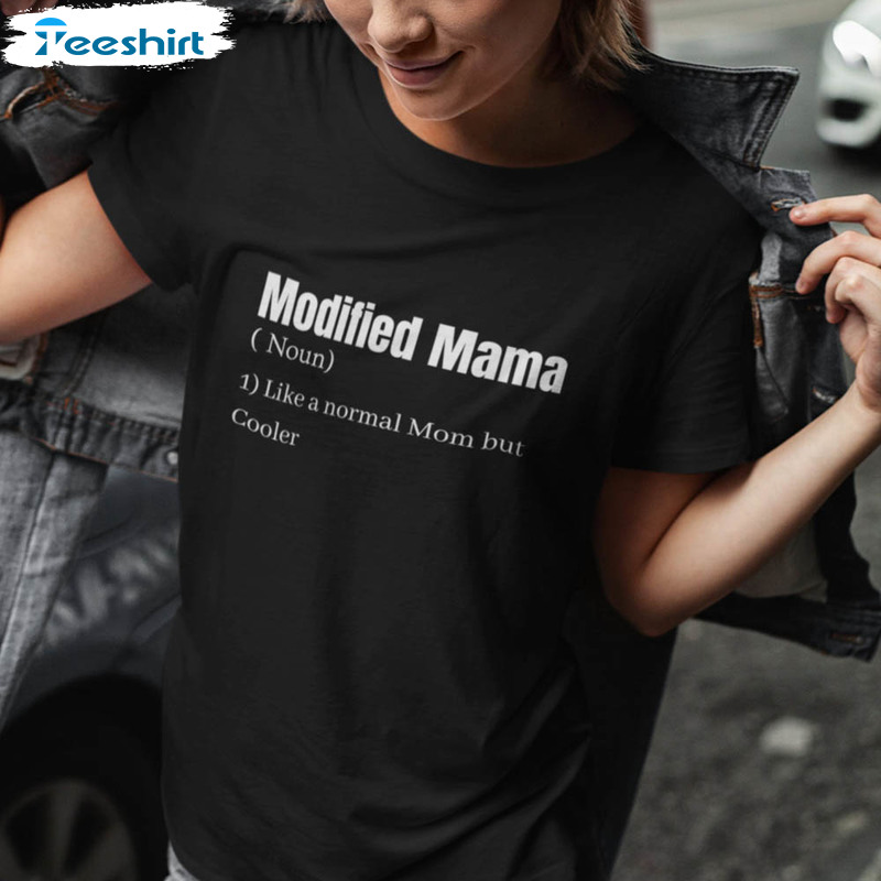 Modified Mom Shirt, Hipster Birthdaygift Short Sleeve Tee Tops