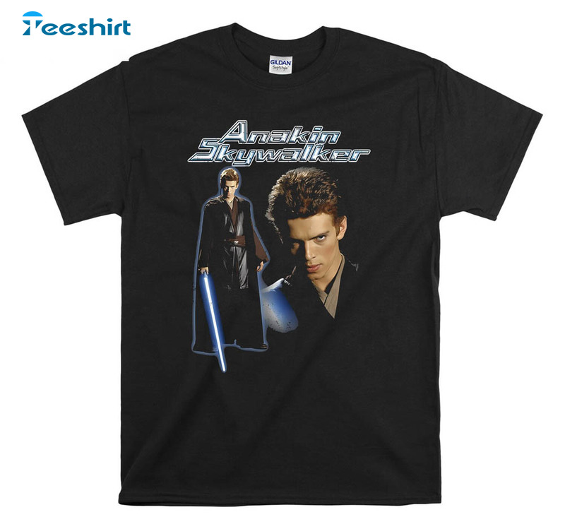 Anakin Skywalker Portrait Shirt, Trendy Sweatshirt Crewneck