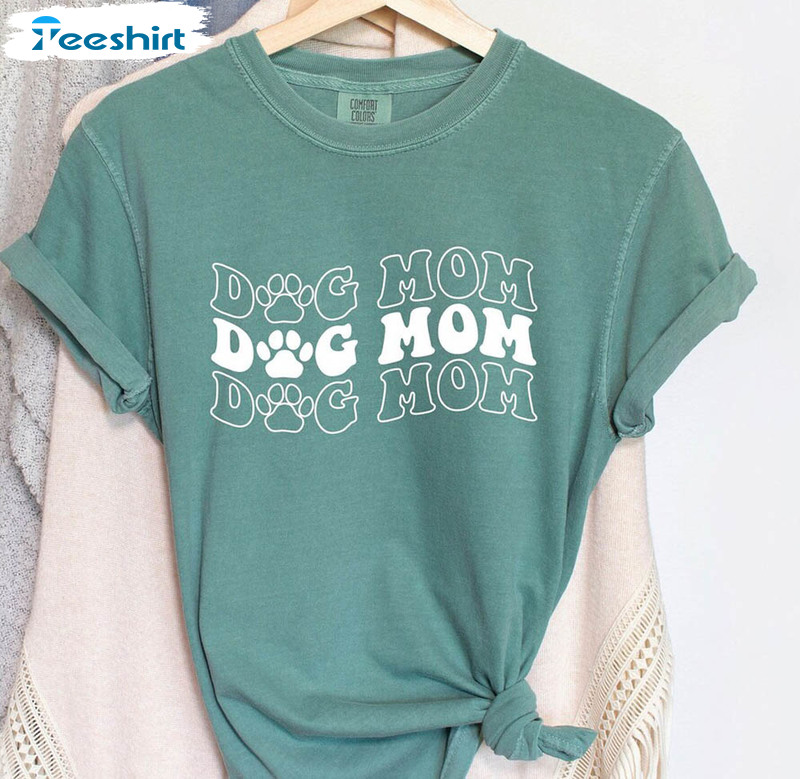 Modified Mom Shirt, Dog Mama Crewneck Unisex Hoodie