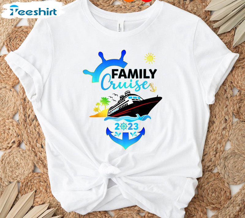 Family Cruise 2023 Shirt, Family Cruise Sweater Long Sleeve