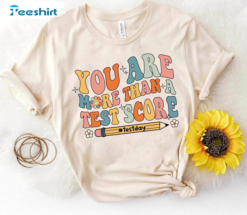 You Are More Than A Test Score Trendy Shirt, State Testing School Long Sleeve Sweatshirt