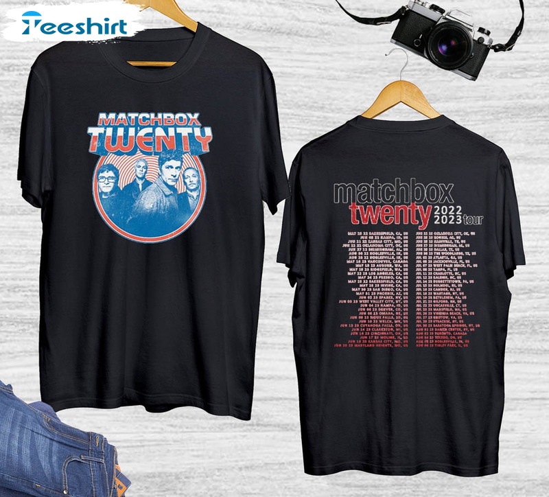 Matchbox Twenty Spring Summer 2023 Shirt, Trendy Tee Tops Unisex T-shirt