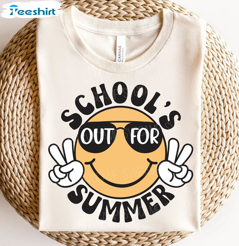 Schools Out For Summer Cute Shirt, Hello Summer Short Sleeve Unisex T-shirt