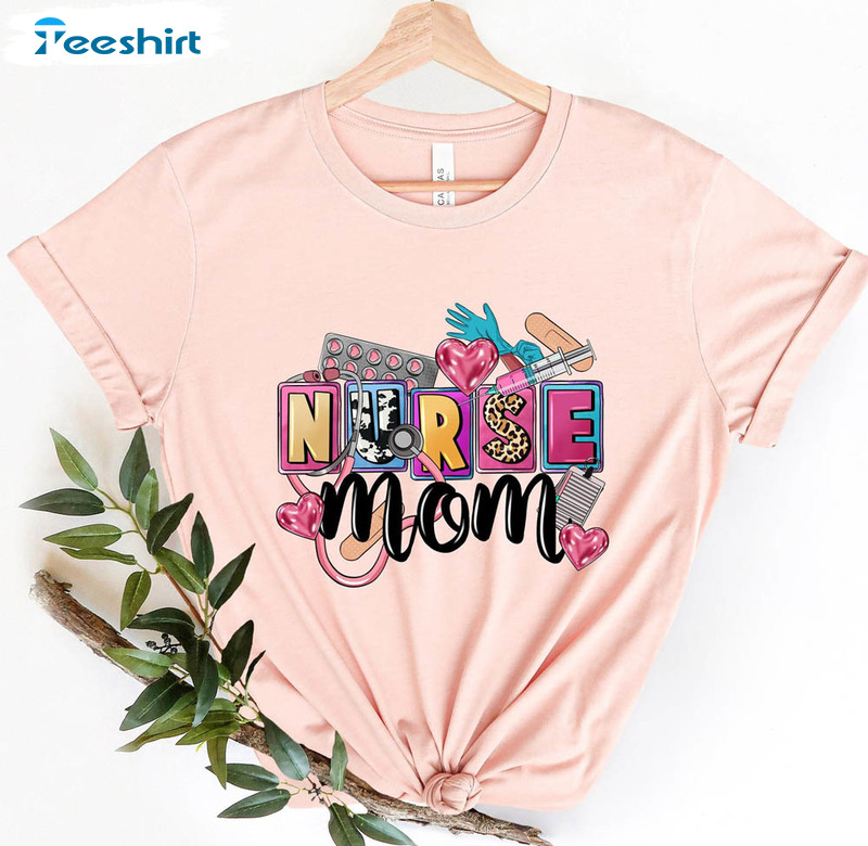 Wife Mom Nurse Shirt, Funny Nurse Graduation Unisex T-shirt Tee Tops