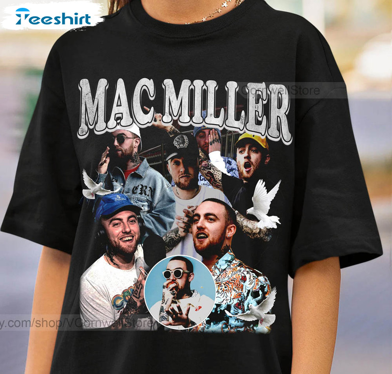 Mac Miller Mm Shirt, Vintage Mac Miller Crewneck Sweatshirt