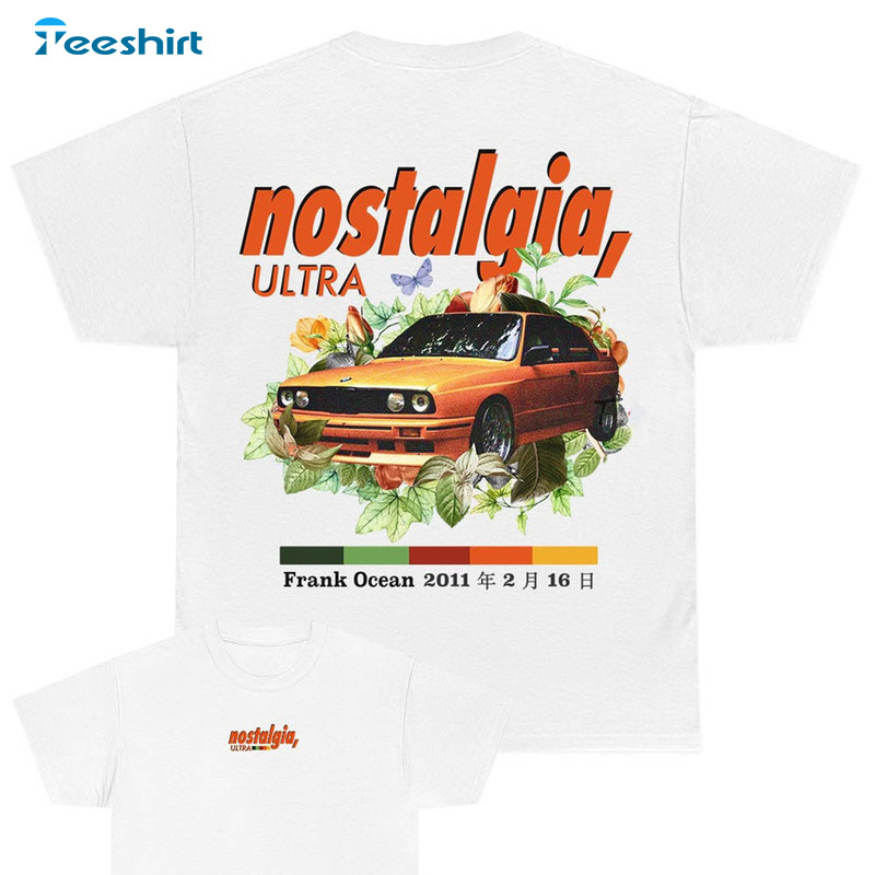 Nostalgia Ultra Shirt, Vintage Blond Album Music Short Sleeve Tee Tops