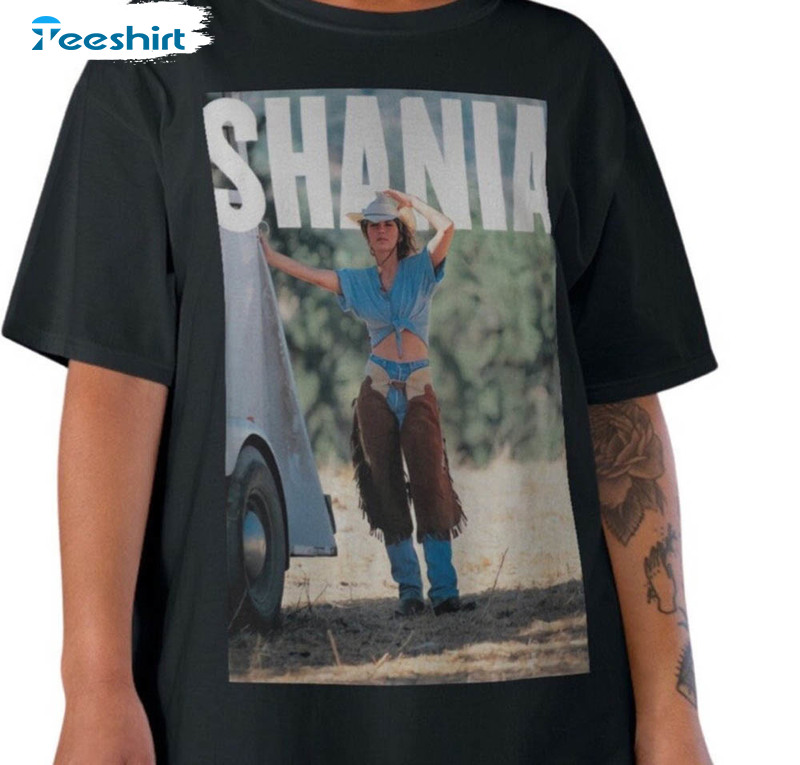 Shania Twain Trendy Music Shirt, Country Music Crewneck Unisex T-shirt