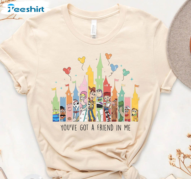 Disney Toy Story Group Shirt, Disney World Disneyland Unisex Hoodie Crewneck