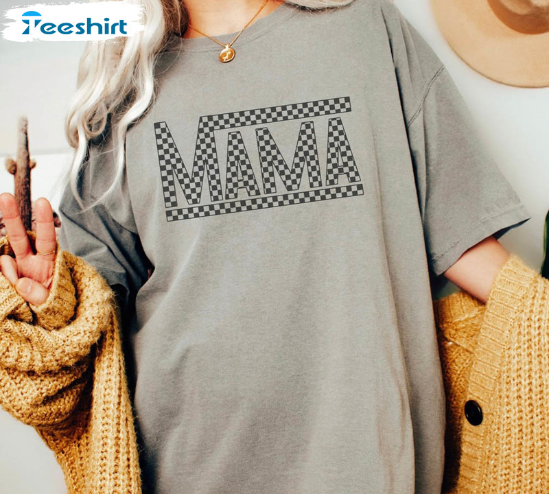 Retro Mama Shirt, Mother Day Sweatshirt Unisex T-shirt