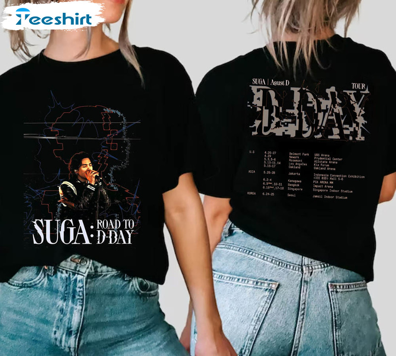 Agust D D Day Tour Shirt, Suga D Day Album Sweatshirt Unisex T-shirt