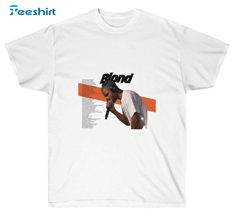 Frank Ocean Band Shirt, Trendy Music Short Sleeve Unisex Hoodie