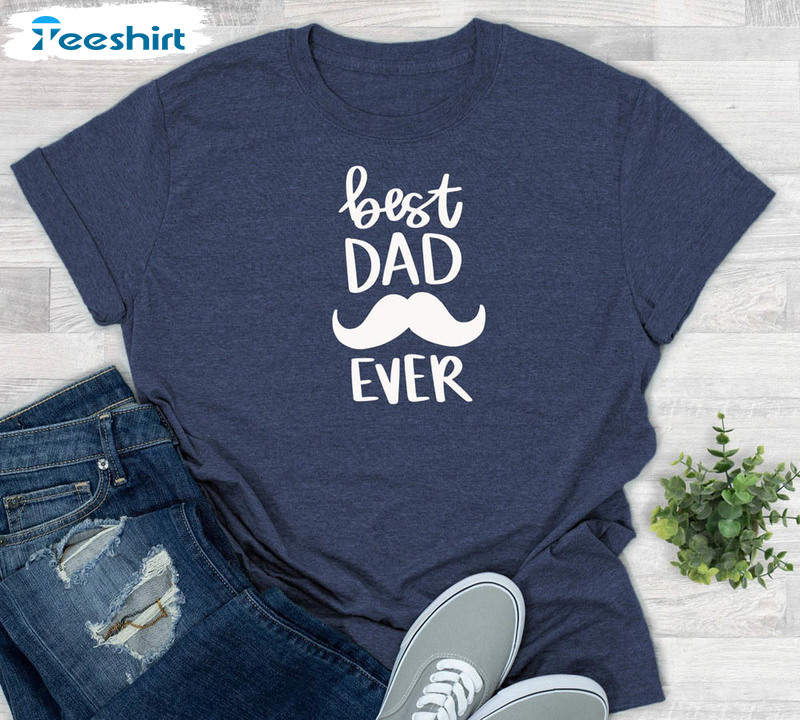 Best Dad Ever Funny Shirt, New Daddy Long Sleeve Unisex Hoodie