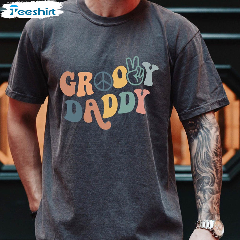 Groovy Dad Shirt, Family Matching Unisex T-shirt Short Sleeve