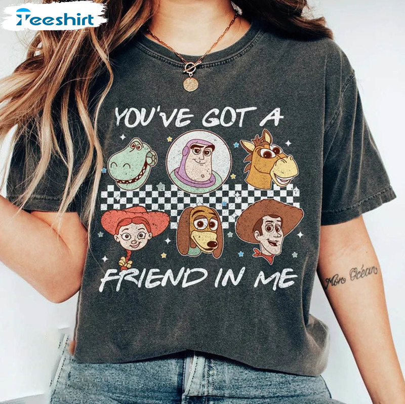 You've Got A Friend In Me Shirt, Disney Toy Story Funny Unisex Hoodie Crewneck