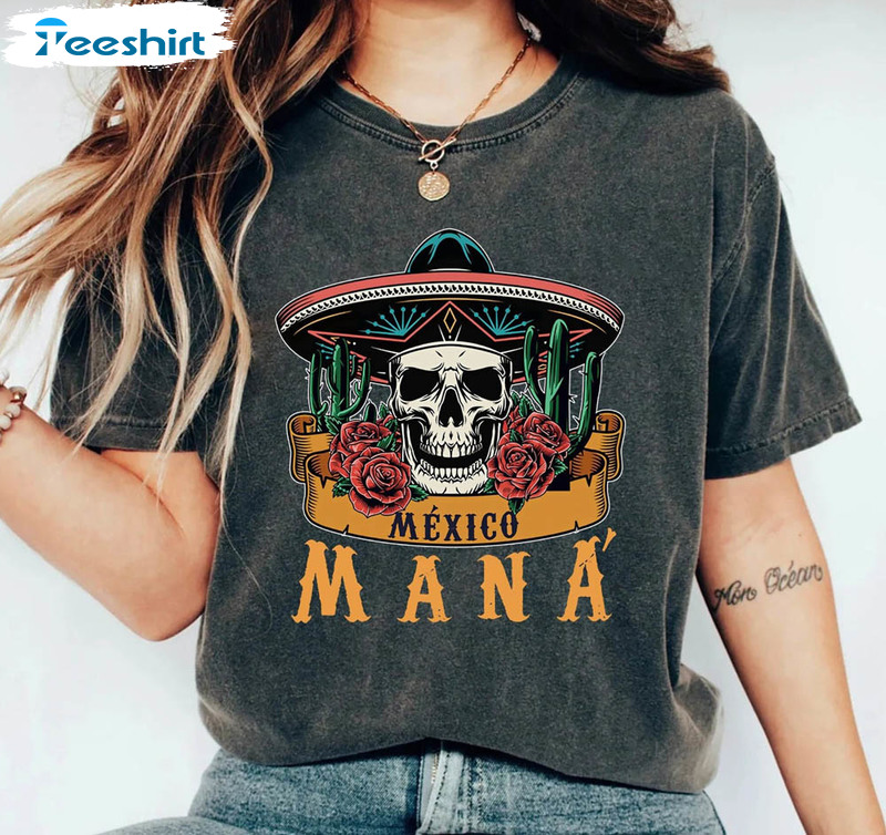 Mana Tour 2023 Shirt, Mexico Lindo Y Querido Tour Unisex Hoodie Long Sleeve