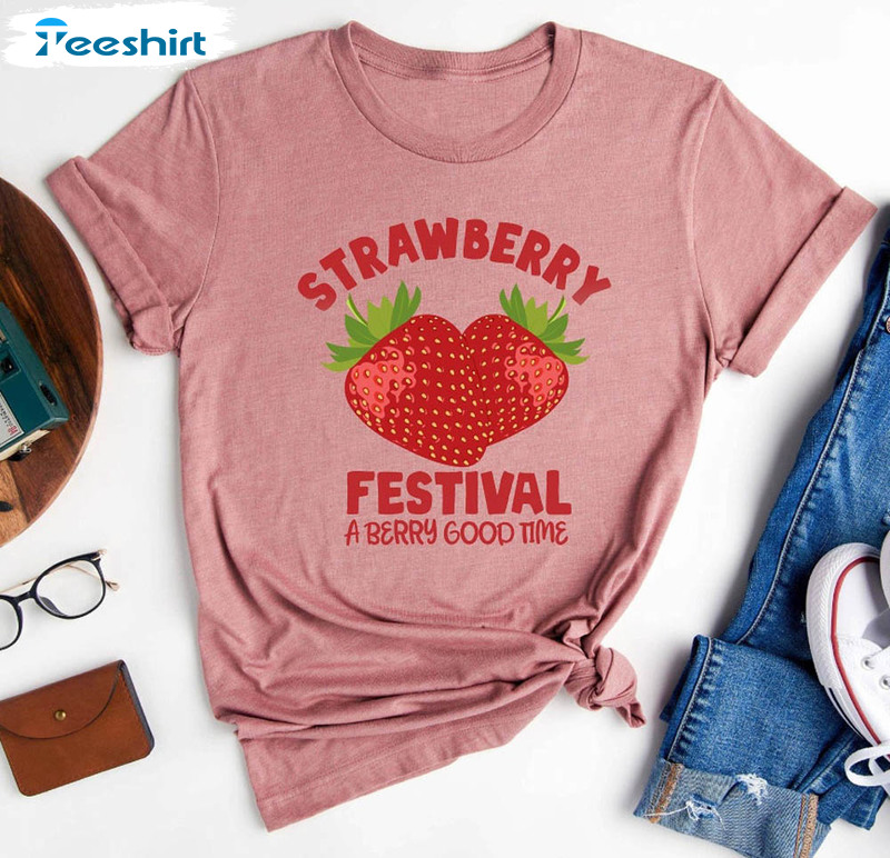 strawberry tshirt with sleeves