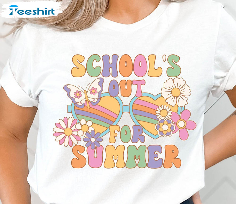School's Out For Summer Shirt, End Of School Unisex T-shirt Tee Tops