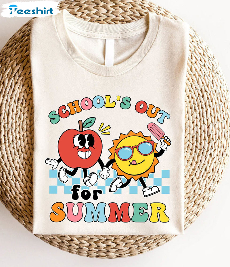Teacher School's Out For Summer Shirt, Last Day Of School Unisex T-shirt Tee Tops