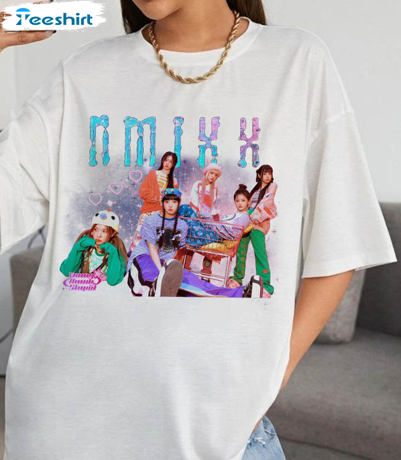 Nmixx Nice To Mix You Shirt, Nmixx Lily Haewon Bae Unisex T-shirt Short ...