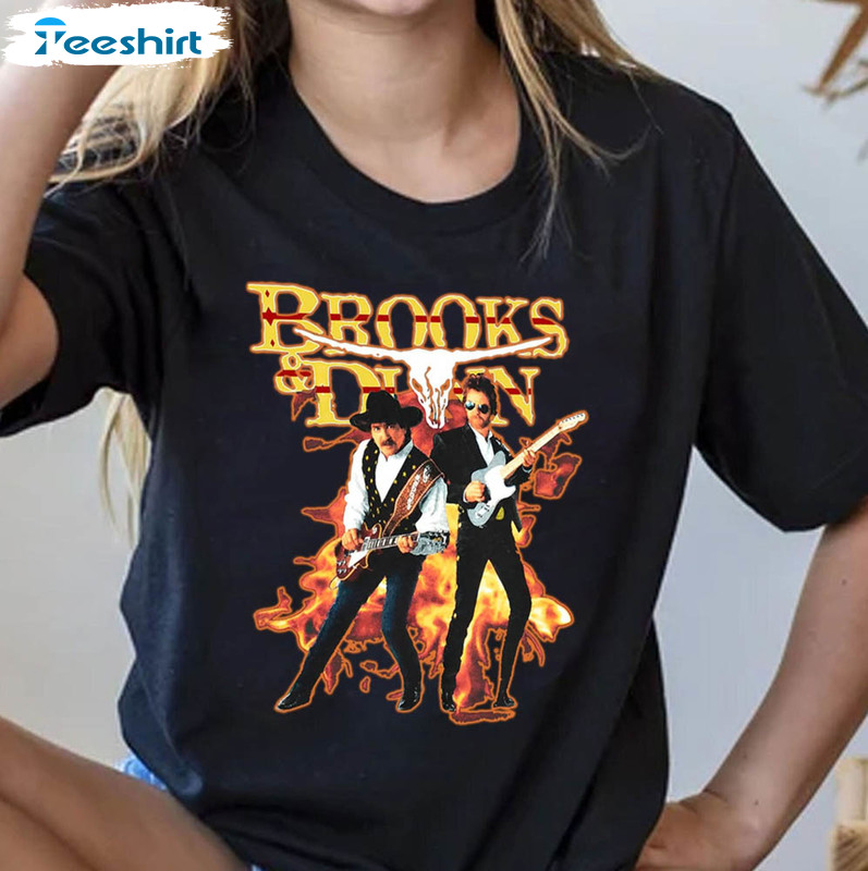 Country Music Shirt, Brooks And Dunn Crewneck Sweatshirt