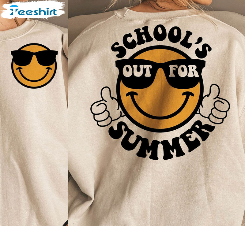 School's Out For Summer Cute Shirt, Hello Summer Unisex Hoodie Sweater