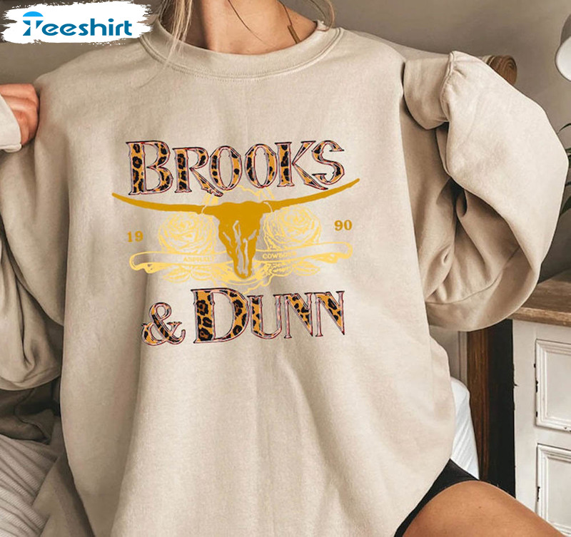 Brooks And Dunn Trendy Shirt, Country Music Unisex T-shirt Crewneck