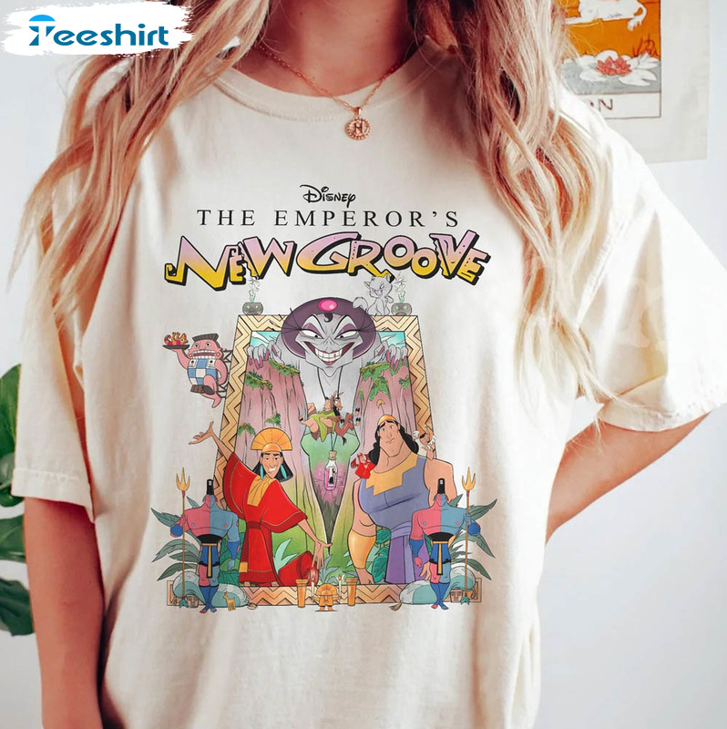 Disney The Emperor’s New Groove Shirt, Disney Unisex Hoodie Short Sleeve