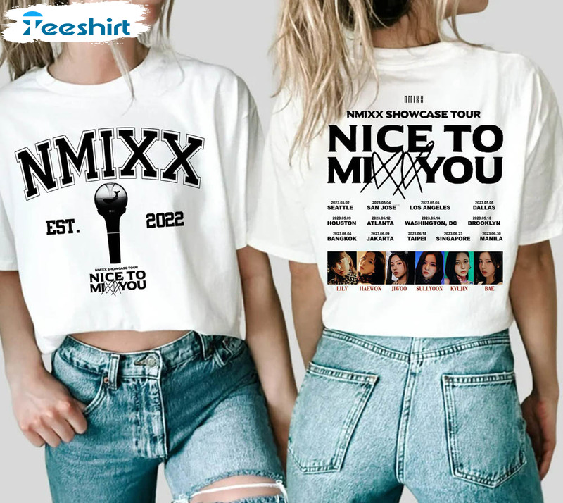 Nmixx Nice To Mix You Shirt, Nmixx Lily Haewon Sweatshirt Crewneck