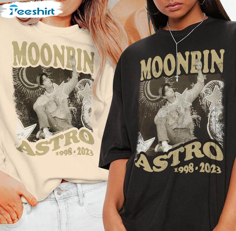 Moonbin Kpop Rip Shirt, Thank You For The Memories 1998 2023 Moon Bin Sweatshirt Unisex Hoodie