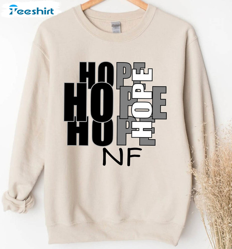 Hope Album Tour Shirt, Nf Hope Concert Short Sleeve Unisex T-shirt