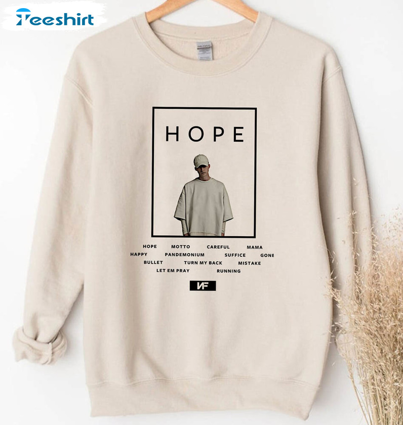 Nf Hope Trendy Shirt, Hope Album Concert Unisex T-shirt Short Sleeve