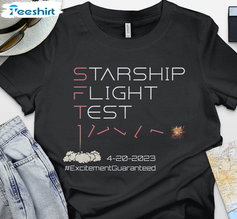Starship Flight Test Milestone Shirt, Rocket Lover Unisex T-shirt Tee Tops