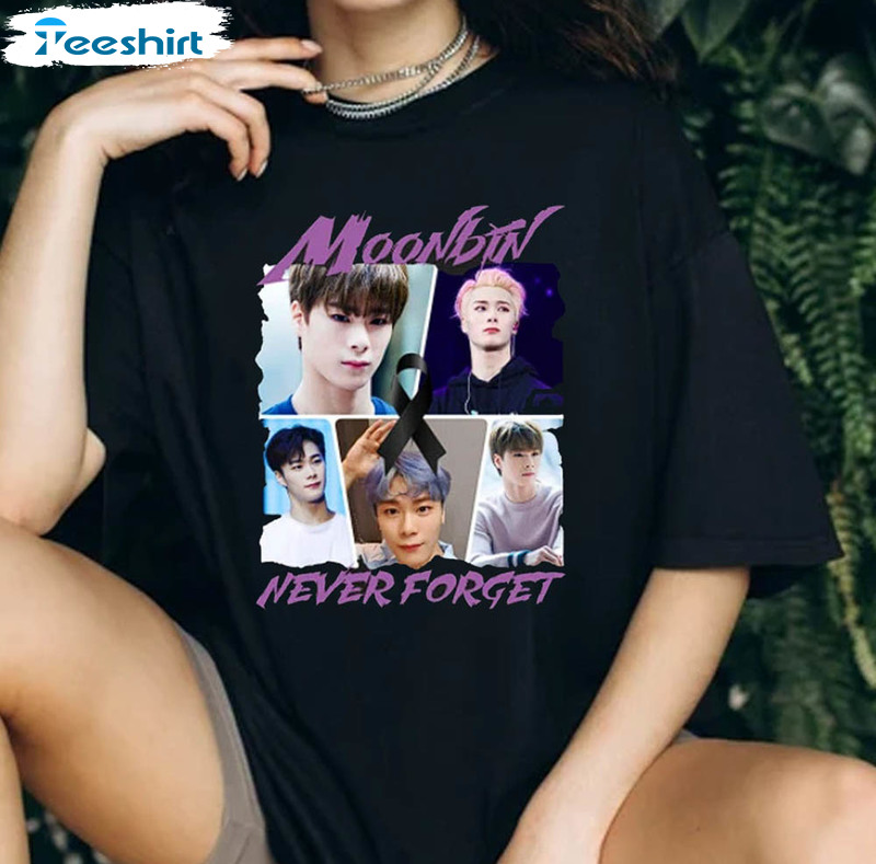 Astro Moon Bin Trendy Shirt, Thank You For The Memories 1998 2023 Moon Bin Short Sleeve Sweatshirt