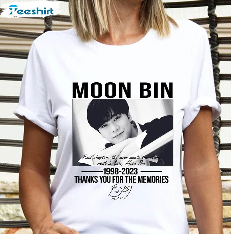 Astro Moon Bin Trendy Shirt, Thank You For The Memories 1998 2023 Unisex T-shirt Unisex Hoodie