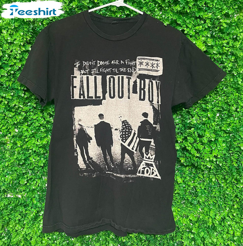 Vintage Fall Out Boy Shirt, Out Boy Summer Tour Crewneck Unisex Hoodie