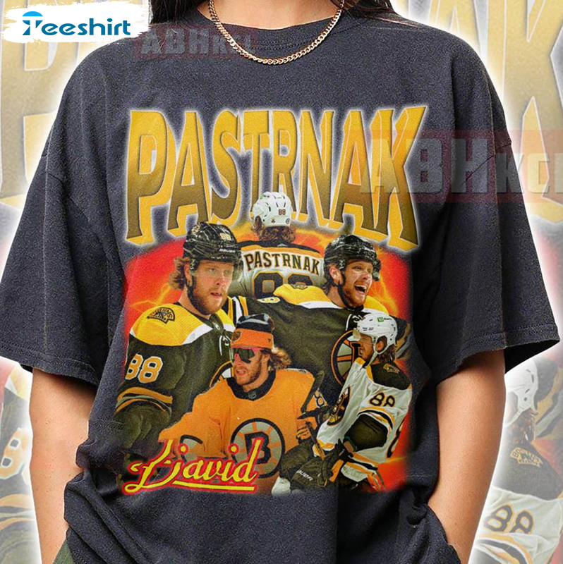 David Pastrnak Trendy Shirt, Ice Hockey Player Sweatshirt Unisex Hoodie