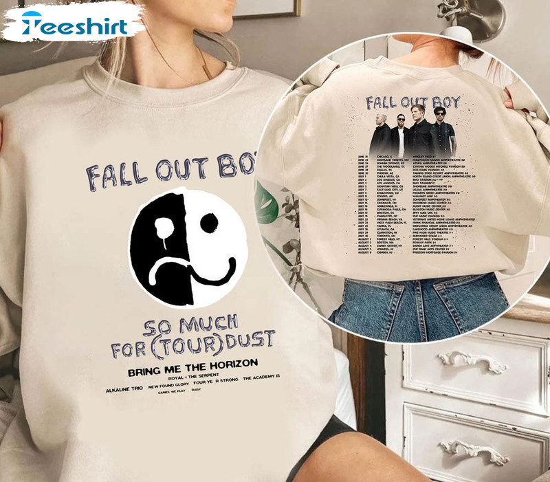 Fall Out Boy Shirt, So Much For Stardust Tour Unisex Hoodie Long Sleeve