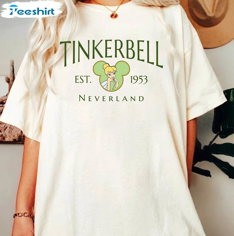 Tinkerbell Disney Princess Shirt, Disney Character Sweatshirt Unisex Hoodie