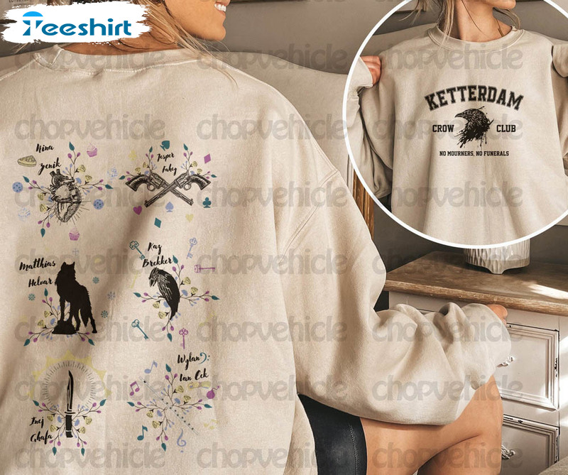 Vintage Ketterdam Crow Club Shirt, Six Of Crows Tee Tops Unisex Hoodie