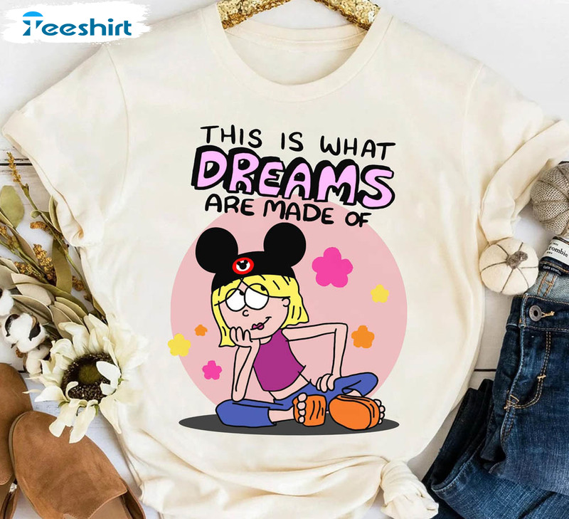 Retro Disney Lizzie Mcguire This Is What Dreams Are Made Of Shirt, Magic Kingdom Unisex T-shirt Short Sleeve