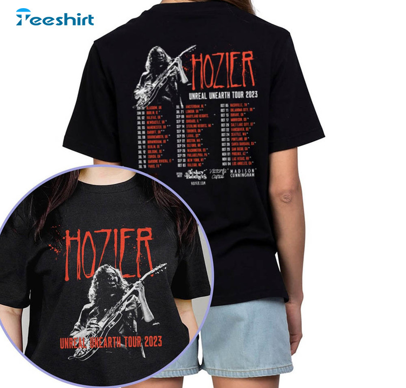 Wildflower Hozier Hozier Unreal Unearth Tour 2023 Shirt For Fan