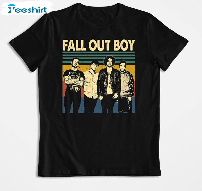 Fall Out Boy Vintage Shirt, Fall Out Boy Band Trendy Long Sleeve Short Sleeve